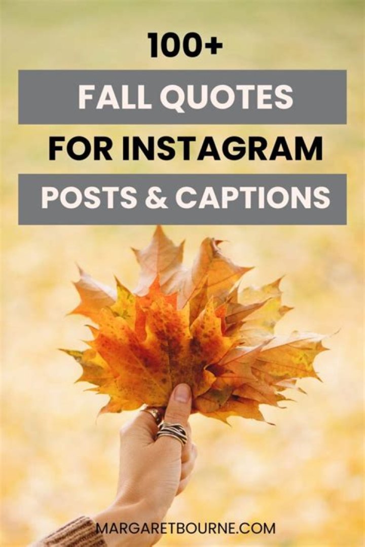 52 Autumn Instagram Captions That'll Make Your Followers FALL for You