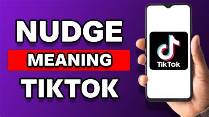 People Are Freaking out About the New "Nudge" Button on TikTok Here's Why
