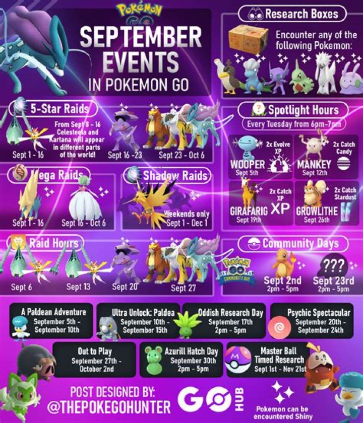 These June 2023 Spotlight Hour Pokmon Can Be Shiny in 'Pokmon GO'